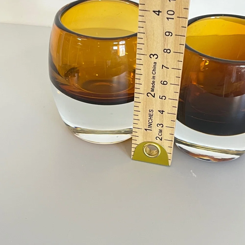 Crate&Barrel hand blown